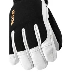 Hestra Army Leather Gore-tex Ski Gloves, Black/white -Hestra-Shop hestra army leather gore tex ski gloves blackwhite 237566 12081