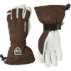 Hestra Army Leather Heli Ski, Ski Gloves, Espresso