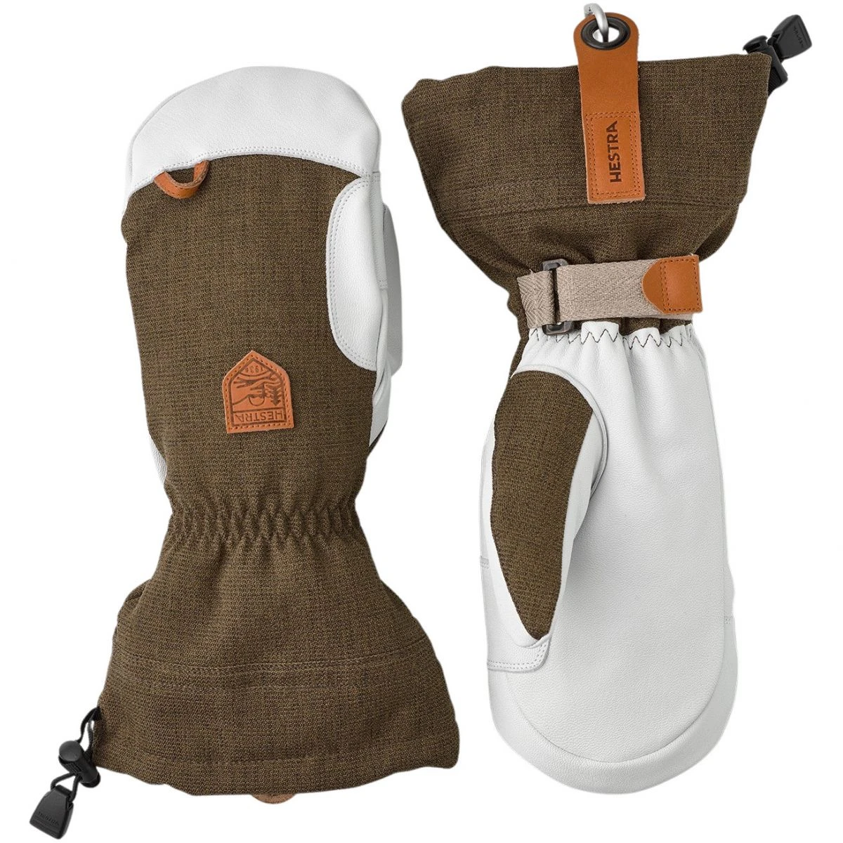 Hestra Army Leather Patrol Gauntlet, Mitt, Olive 1 Hestra Army Leather Patrol Gauntlet, Mitt, Olive