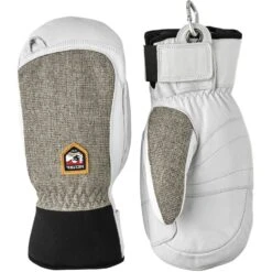 Hestra Army Leather Patrol, Ski Mitt, Light Grey