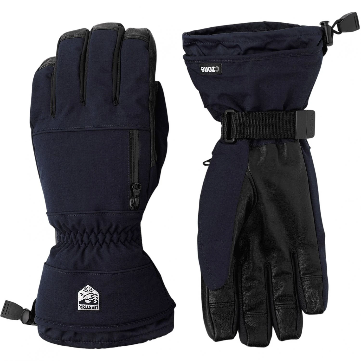 Hestra CZone Pointer, Ski Gloves, Navy 1 Hestra CZone Pointer, Ski Gloves, Navy