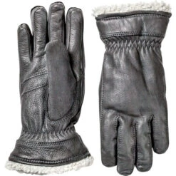 Hestra Deerskin Primaloft Handschuhe Damen Schwarz