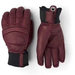 Hestra Fall Line 5-Finger Handschuhe Rot