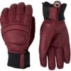 Hestra Fall Line, Ski Gloves, Bordeaux/bordeaux