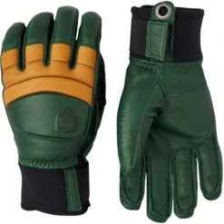 Hestra Fall Line, Ski Gloves, Forest/cork