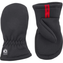 Hestra Fleece Liner Fäustlinge Kinder Schwarz
