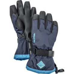 Hestra Gauntlet CZone 5-Finger Handschuhe Kinder Blau/grau