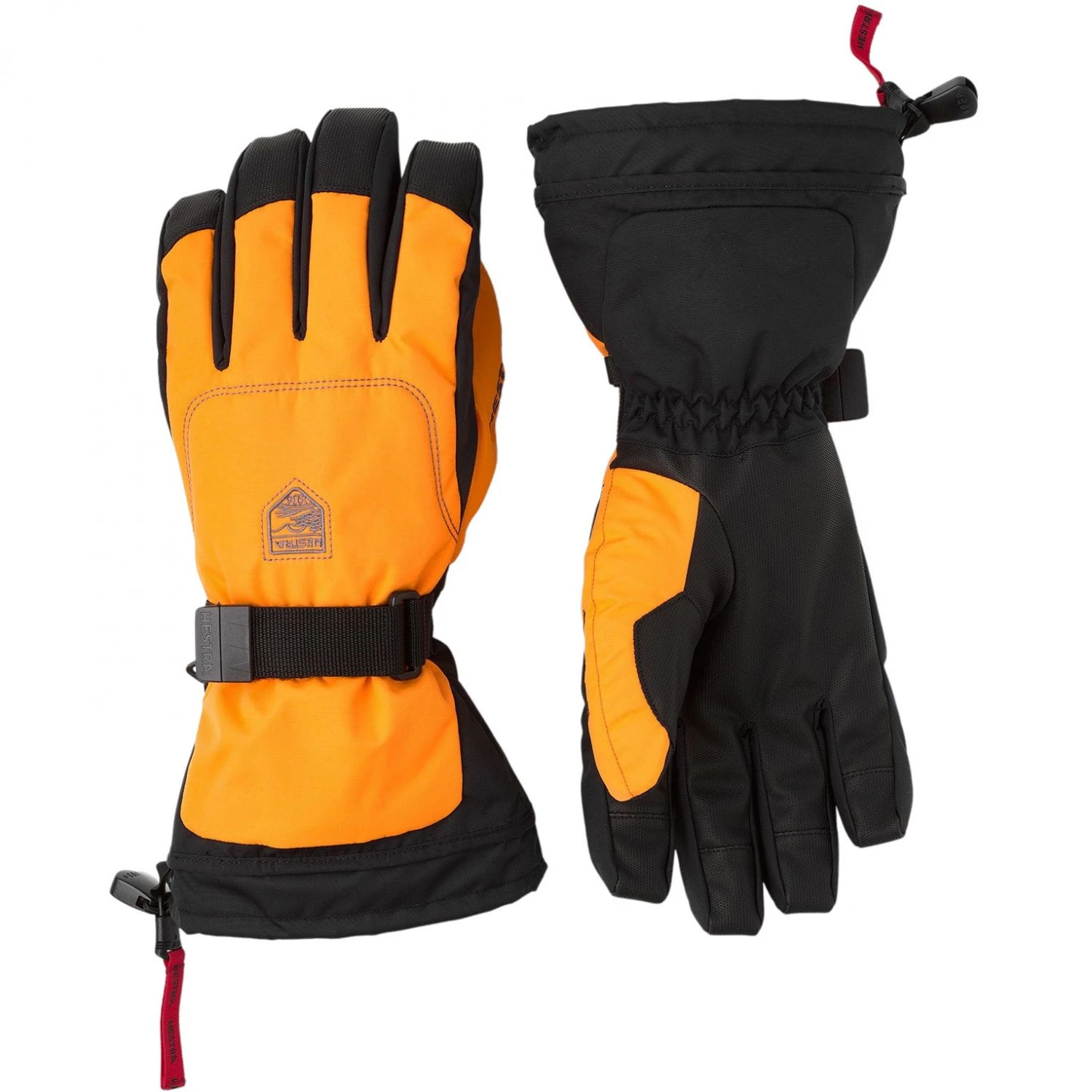 Hestra Gauntlet Sr, Ski Gloves, Orange/orange 2 Hestra Gauntlet Sr, Ski Gloves, Orange/orange – Bild 2