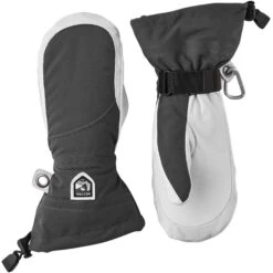 Hestra Heli Ski, Ski Mitt, Women, Grey/offwhite