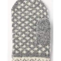 Hestra Nordic Wool Fäustlinge Kinder Grau 7 Hestra Nordic Wool Fäustlinge Kinder Grau -Hestra-Shop hestra nordic wool mittens kids grey offwhite 4