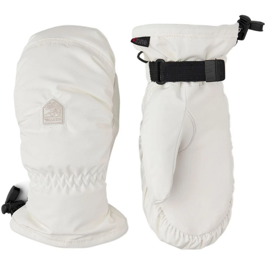 Hestra Powder Czone, Ski Mitts, Women, Ivory 1 Hestra Powder Czone, Ski Mitts, Women, Ivory