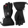 Hestra Power Heater Gauntlet, Ski Gloves, Black/black