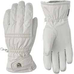 Hestra Primaloft Leather, Ski Gloves, Women, Ivory/offwhite -Hestra-Shop hestra primaloft leather ski gloves women ivoryoffwhite 21167 281500 21167