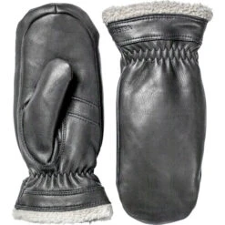 Hestra Sundborn Fäustlinge Damen Schwarz/weiß