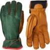 Hestra Wakayama, Gloves, Forest/cork