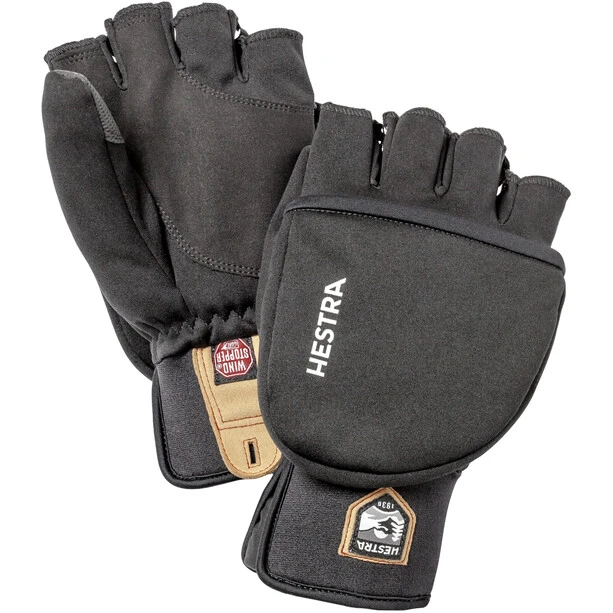 Hestra Windstopper Pullover Fäustlinge Schwarz 1 Hestra Windstopper Pullover Fäustlinge Schwarz