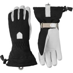 Hestra Women's Patrol Gauntlet, Ski Gloves, Women, Black