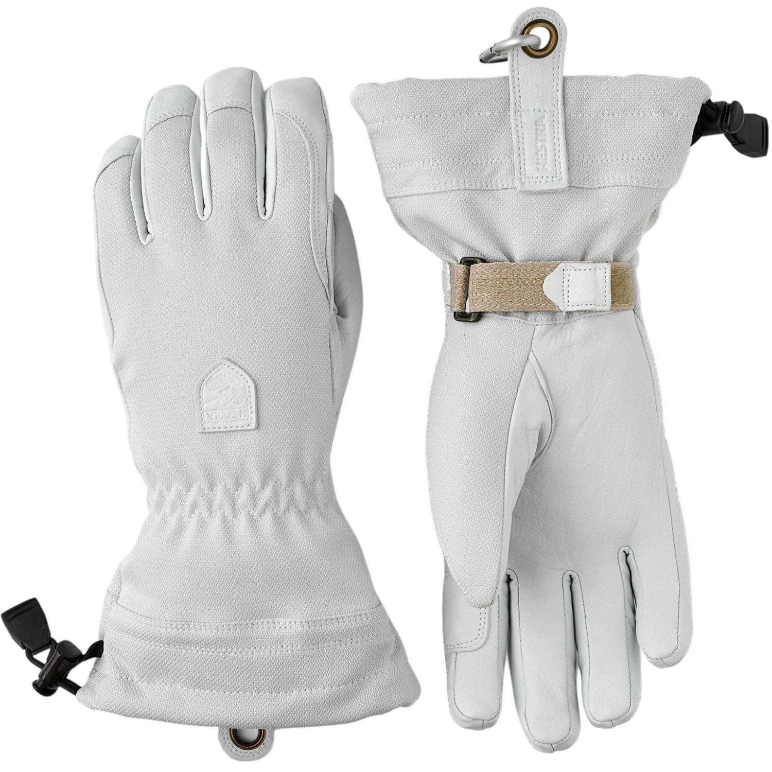 Hestra Women's Patrol Gauntlet, Ski Gloves, Women, Ivory 1 Hestra Women's Patrol Gauntlet, Ski Gloves, Women, Ivory